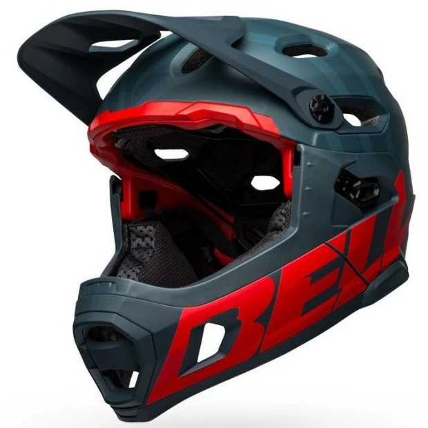 Casque Bell Super DH MIPS Bleu/Rouge 1 Casque Bell Super DH MIPS Bleu/Rouge