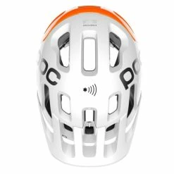 Casque POC Tectal Race SPIN NFC - Blanc Hydrogène-Orange AVIP -VTT Remise casque poc tectal race spin nfc blanc hydrogene orange avip 4