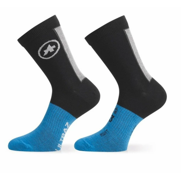 Chaussettes Hiver Assos Ultraz Winter Noir/Bleu 1 Chaussettes Hiver Assos Ultraz Winter Noir/Bleu