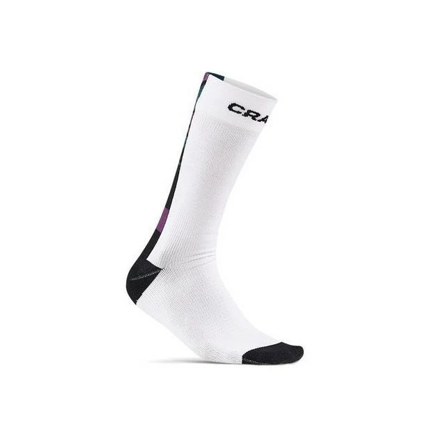 Chaussettes VTT Eté Hautes Craft Adv Bike Offroad Blanc/Noir 1 Chaussettes VTT Eté Hautes Craft Adv Bike Offroad Blanc/Noir