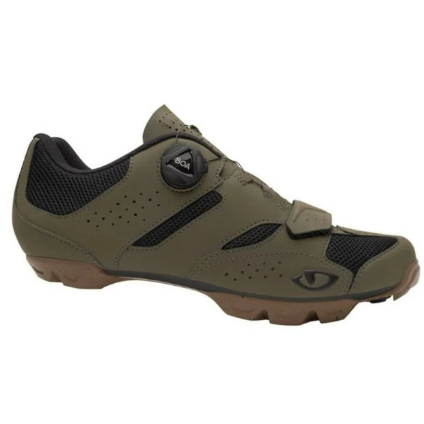 Chaussures VTT Giro Cylinder II Olive/Gum 2 Chaussures VTT Giro Cylinder II Olive/Gum – Image 2