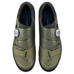 Chaussures VTT Shimano XC5 Vert Mousse 6 Chaussures VTT Shimano XC5 Vert Mousse -VTT Remise chaussures vtt shimano xc5 vert mousse 2