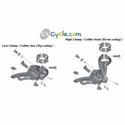 Dérailleur Avant Shimano Deore XT FD-M8000-H - Side Swing -VTT Remise derailleur avant shimano deore xt fd m8000 h side swing 2