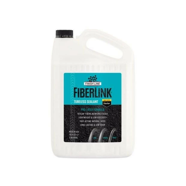 Liquide Préventif Tubeless Finish Line FiberLink 3,78L 1 Liquide Préventif Tubeless Finish Line FiberLink 3,78L