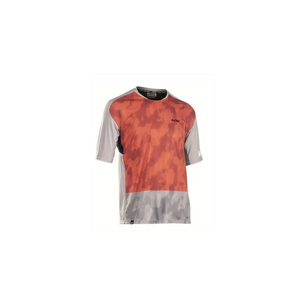 Maillot VTT Manches Courtes Northwave Edge Gris Clair / Orange 1 Maillot VTT Manches Courtes Northwave Edge Gris Clair / Orange