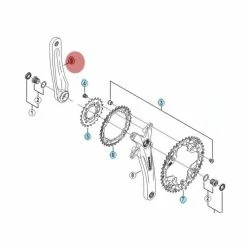 Manivelle Gauche Shimano Acera FC-M391