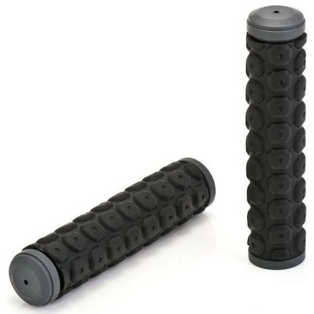 Poignées VTT XLC GR-G01 130mm Noir/Gris 1 Poignées VTT XLC GR-G01 130mm Noir/Gris