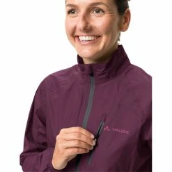 Veste Pluie Vaude Women's Drop Jacket III 04964 - Cassis -VTT Remise veste pluie vaude women s drop jacket iii 04964 cassis 3