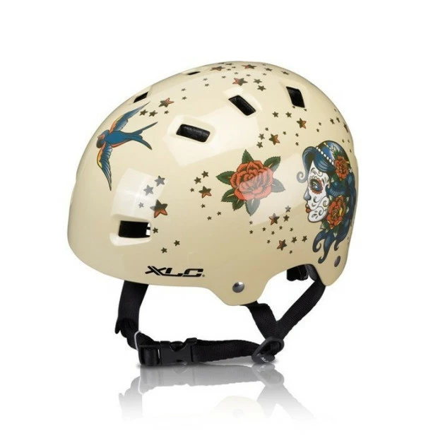 Casque Vélo XLC Urban BH-C22 - Beige Tatoo 1 Casque Vélo XLC Urban BH-C22 - Beige Tatoo