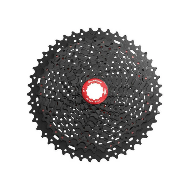 Cassette SunRace CSMX8 11 Vitesses - 11/46 - Noire 1 Cassette SunRace CSMX8 11 Vitesses - 11/46 - Noire