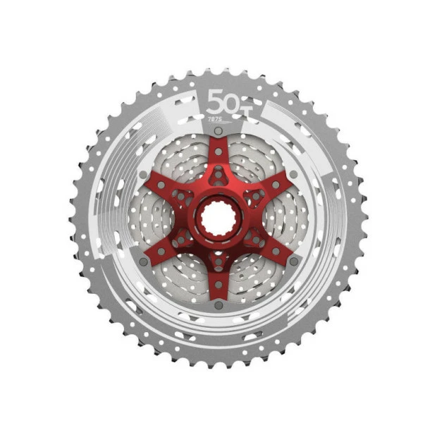 Cassette SunRace CSMX80 11 Vitesses - 11/50 - Argent 2 Cassette SunRace CSMX80 11 Vitesses - 11/50 - Argent – Image 2