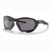 Lunettes Vélo Oakley Plazma Matte Black/Prizm Grey Polarized Noir