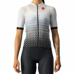 Maillot Vélo Manches Courtes Femme Castelli Climber's 2.0 W 2022 S Blanc
