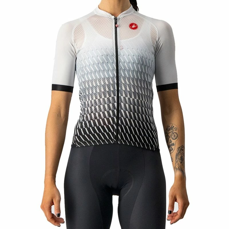 Maillot Vélo Manches Courtes Femme Castelli Climber's 2.0 W 2022 S Blanc 1 Maillot Vélo Manches Courtes Femme Castelli Climber's 2.0 W 2022 S Blanc