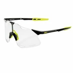 Lunettes Vélo Photochromiques 100% Hypercraft Gloss Black Noir Brillant