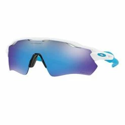 Lunettes Vélo Oakley Radar EV XS Path Polished White Sapphire Prizm