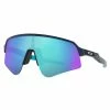 Lunettes Vélo Oakley Sutro Lite Sweep Matte Navy / Prizm Sapphire Bleu Foncé