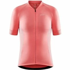 Maillot Vélo Manches Courtes Femme Craft ADV Endur W M Corail
