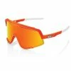Lunettes Vélo 100% Glendale Neon Orange Hiper Red Lens Orange