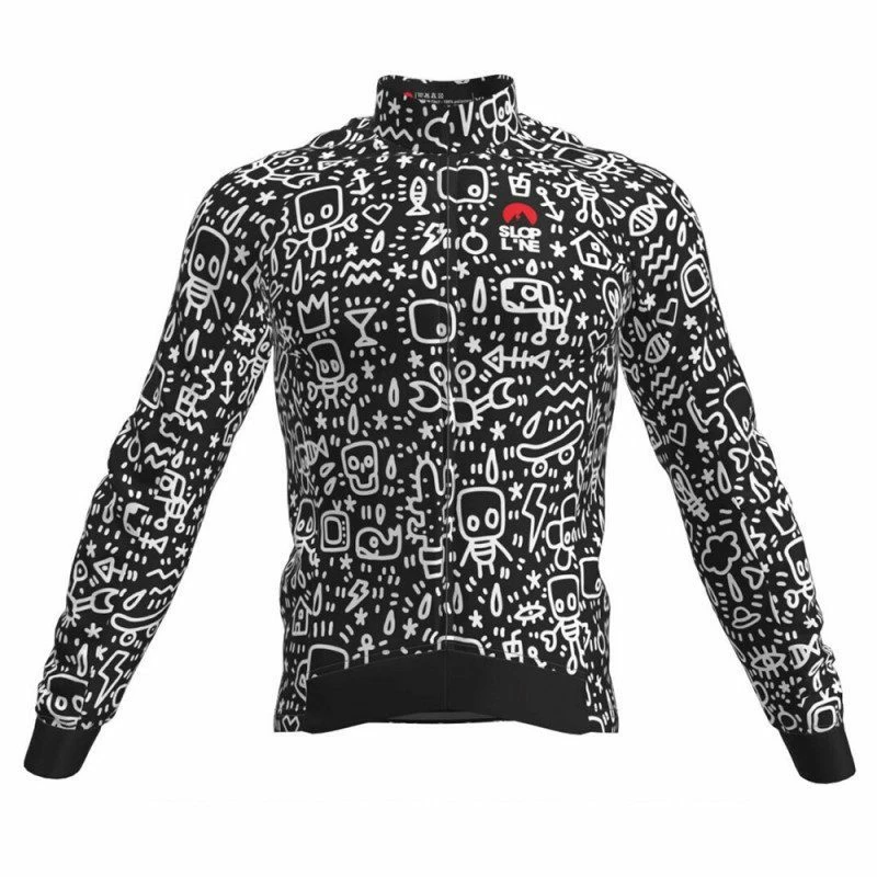 Maillot Vélo Manches Longues Slopline Benny Noir S 1 Maillot Vélo Manches Longues Slopline Benny Noir S