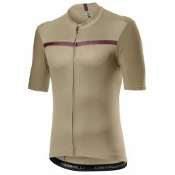 Maillot Vélo Manches Courtes Castelli Unlimited 2021 XL Beige