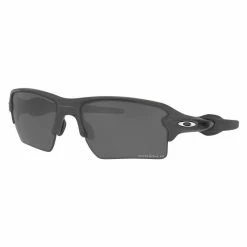 Lunettes Vélo Oakley Flak 2.0 XL Steel Prizm Black Polarized Anthracite