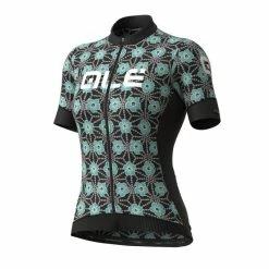 Ale-cycling Maillot Vélo Manches Courtes Femme Alé Cycling Garda 2022 S Turquoise