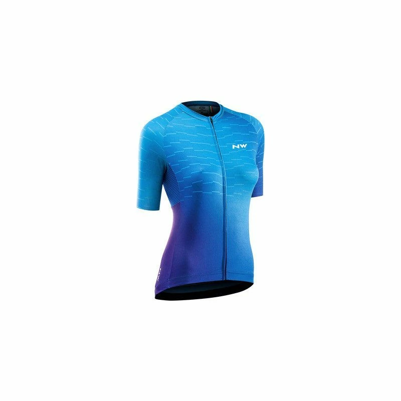 Maillot Vélo Manches Courtes Femme Northwave Blade Jersey S Bleu 1 Maillot Vélo Manches Courtes Femme Northwave Blade Jersey S Bleu