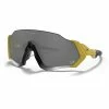 Lunettes Vélo Oakley Flight Jacket Tour De France Collection Trifecta Fade Prizm Black Gris