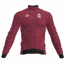 Maillot Vélo Manches Longues Slopline Bordeaux S Bordeaux