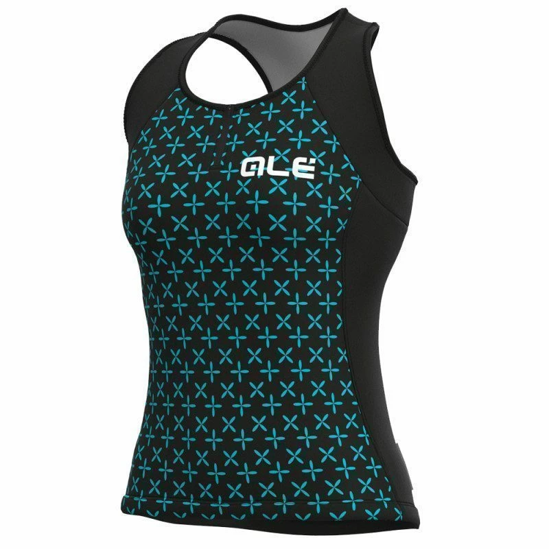 Ale-cycling Top Vélo Femme Sans Manches Alé Cycling Helios XS Turquoise XS Turquoise 1 Ale-cycling Top Vélo Femme Sans Manches Alé Cycling Helios XS Turquoise XS Turquoise
