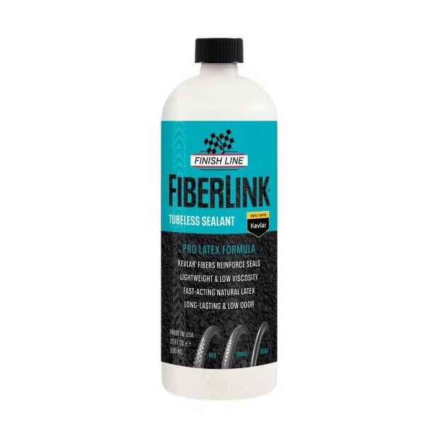 Liquide Préventif Tubeless Finish Line FiberLink 950ml 1 Liquide Préventif Tubeless Finish Line FiberLink 950ml