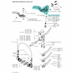 Poignée De Frein Magura HS 33 R Argent 2 Doigts - 2700301