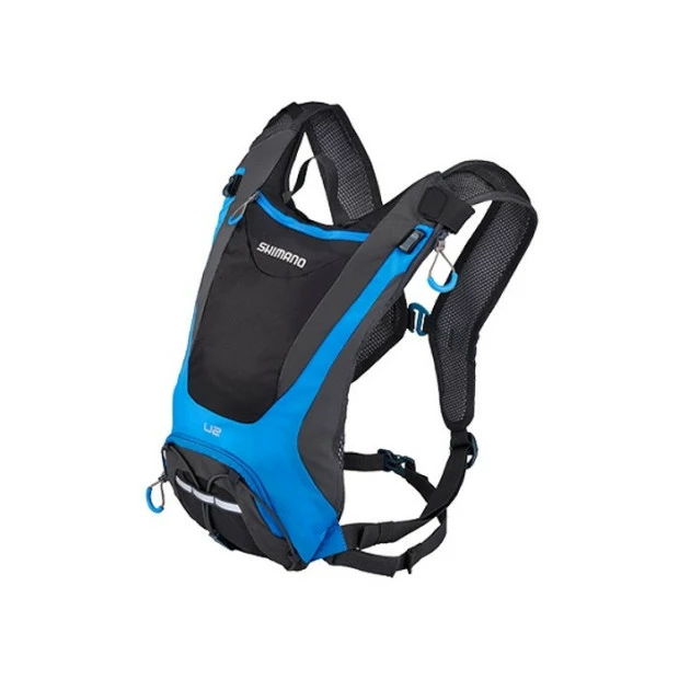Sac à Dos VTT Shimano Unzen - Vol. 2 L / Poche à Eau 2 L - Noir/Bleu 1 Sac à Dos VTT Shimano Unzen - Vol. 2 L / Poche à Eau 2 L - Noir/Bleu